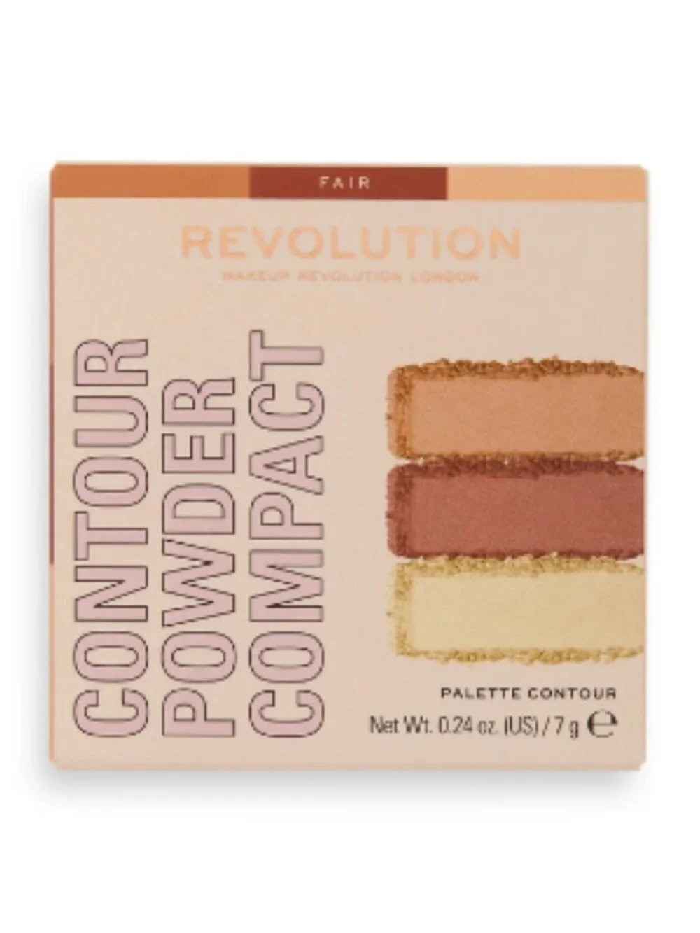 Makeup Revolution Fair Contour Powder Compact Palette Sculpt Kit 7g New
